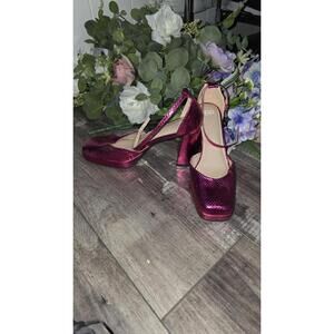 BP. Be Proud Gender Inclusive Fynn Ankle Strap Platform Pump NWOT sz 9W/7M